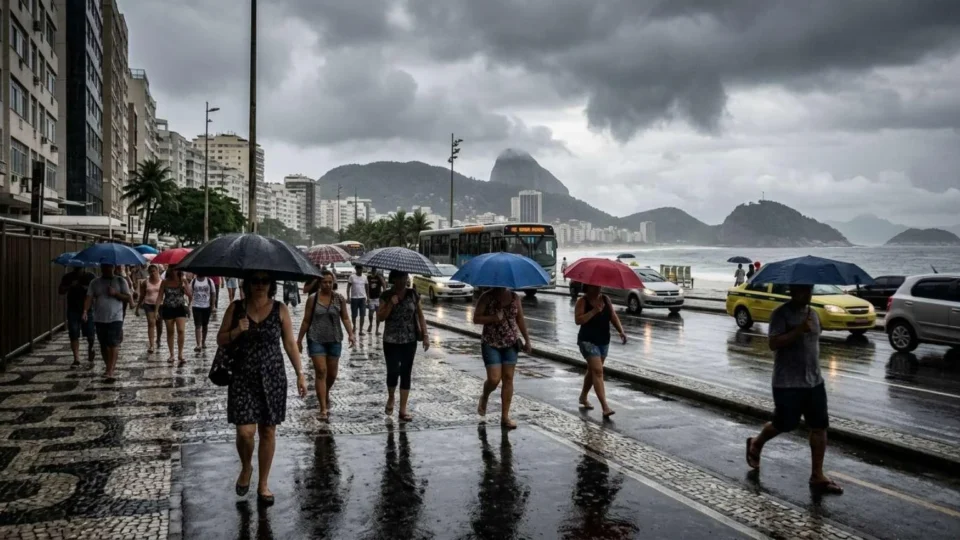Chuva e frio atingem o Rio nesta quarta, e Defesa Civil mantém risco moderado