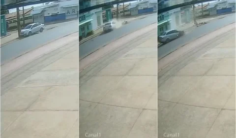 Motorista perde controle de carro e bate contra poste em Boa Vista