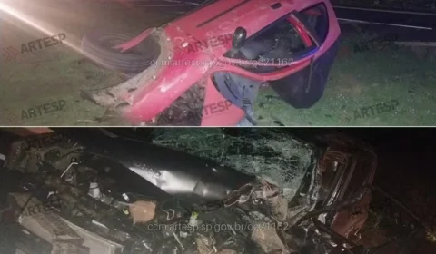 Acidente entre três veículos deixa uma pessoa morta em rodovia no interior de SP