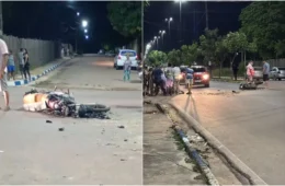 Adolescente morre após moto ser atingida por caminhonete e motorista fugir sem prestar socorro em Rorainópolis