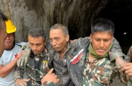 Chinês é resgatado com vida após passar 10 dias preso em túnel soterrado no Nepal