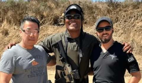 Anderson Silva treina para virar policial em Beverly Hills