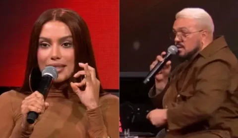 Anitta provoca Belo, questiona decisão no Estrelas da Casa e faz cantor mudar de ideia