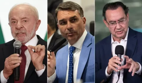 Lula lidera no 1º turno, mas Flávio encosta e disputa fica embolada no 2º turno