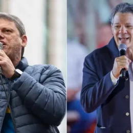 Tarcísio tem 53,3% contra 40,1% de Haddad em SP, aponta Atlas/Estadão