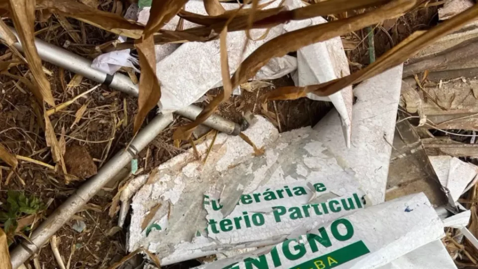 Avião monomotor cai em área rural de Sergipe e deixa ao menos um morto