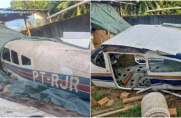 Dois aviões e peças usadas na logística do garimpo ilegal são apreendidos em Boa Vista