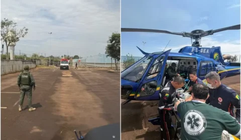 Menino de 4 anos é transferido para UTI após sofrer traumatismo craniano em acidente na BR-317