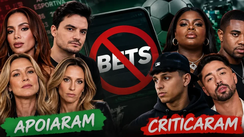 Fim das bets movimenta mundo dos famosos; veja quem apoiou e quem criticou