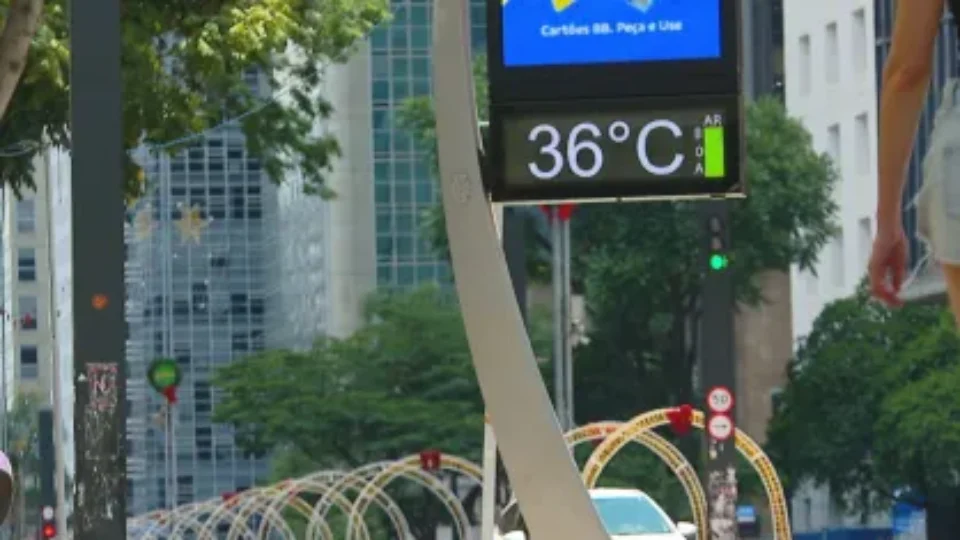 Calor passa dos 30°C em SP antes de frente fria derrubar temperaturas; veja quando