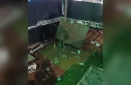 Camarote desaba durante rodeio em SP e deixa 24 pessoas feridas