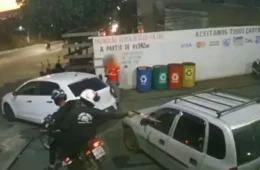 Pai é morto a tiros na frente das filhas em posto de combustíveis na Bahia