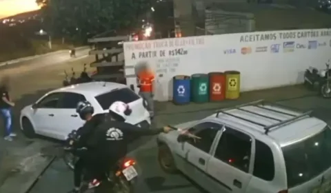 Pai é morto a tiros na frente das filhas em posto de combustíveis na Bahia