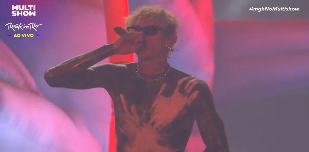 Megan Fox apoia MGK no Rock in Rio 2026 entre vaias e tensão