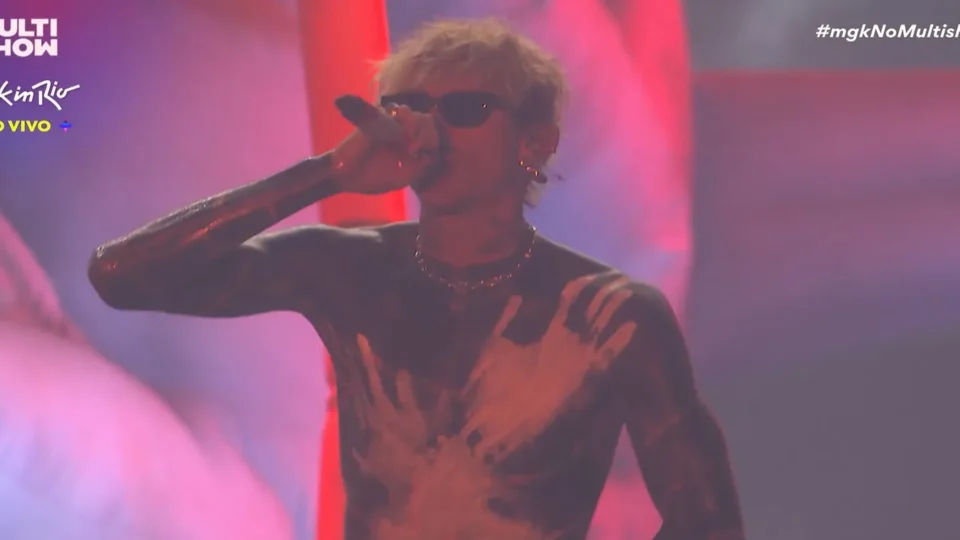 Megan Fox apoia MGK no Rock in Rio 2026 entre vaias e tensão