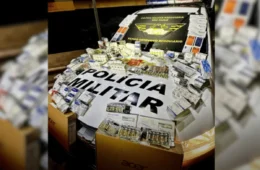 Casal é flagrado com R$ 250 mil em anabolizantes sem nota em SP