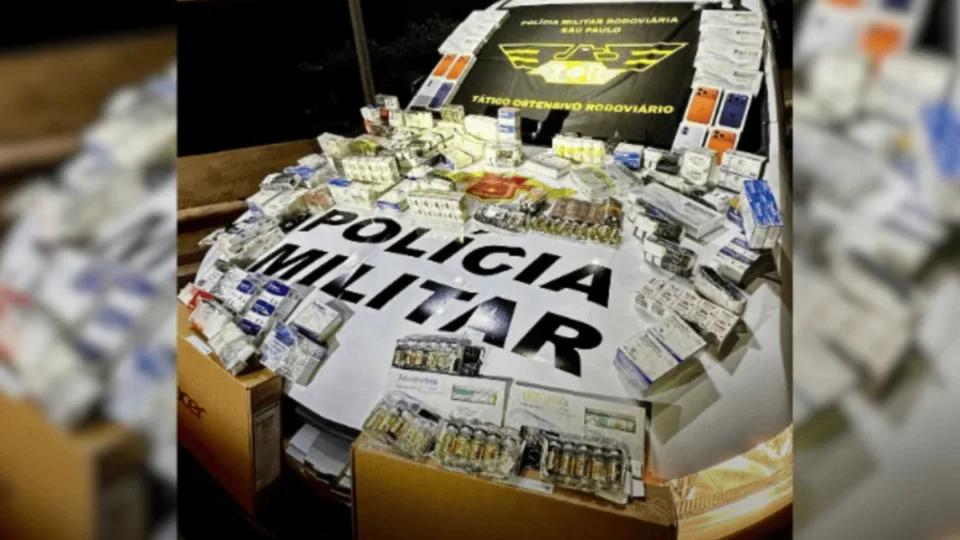 Casal é flagrado com R$ 250 mil em anabolizantes sem nota em SP