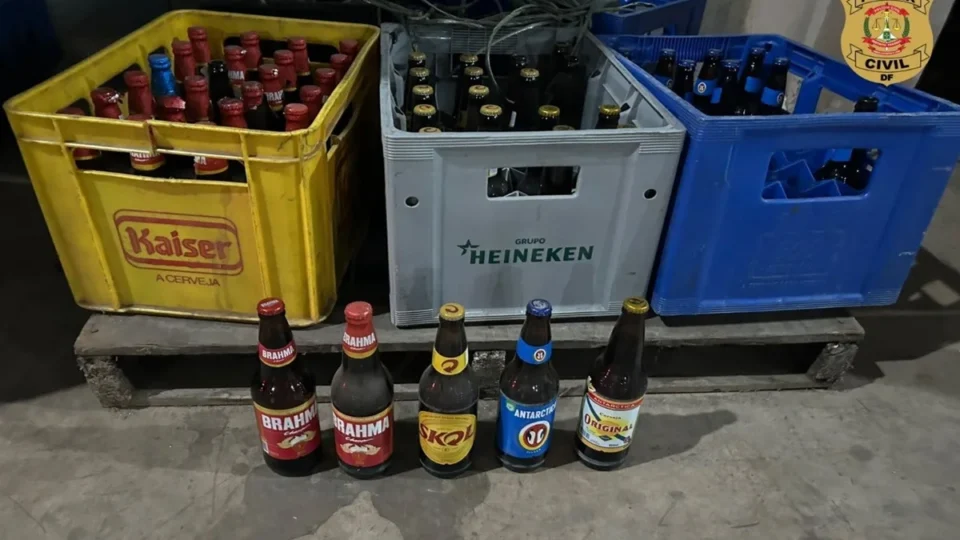 Empresário é preso com cervejas adulteradas em distribuidora no DF