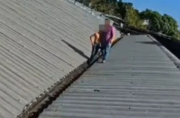 Homem sofre choque elétrico em telhado de empresa no Centro de Manaus