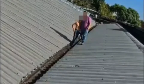 Homem sofre choque elétrico em telhado de empresa no Centro de Manaus