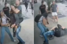Delegado aplica mata-leão em homem que perseguiu ex e tomou celular em BH