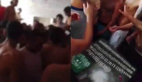 Presos fazem festa com cocaína e celulares em penitenciária de segurança máxima para comemorar aniversário do PCC