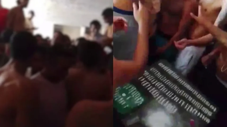 Presos fazem festa com cocaína e celulares em penitenciária de segurança máxima para comemorar aniversário do PCC