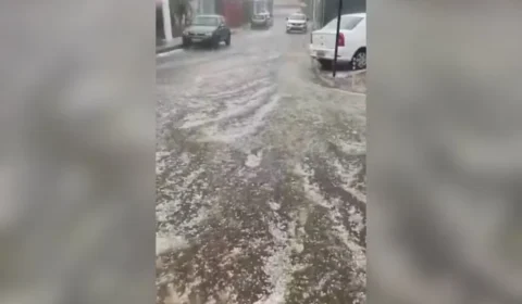 Chuva de granizo e ventania danificam escola e suspendem aulas no Tocantins