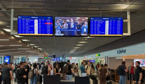 Finalmente: após horas de interrupção, aeroporto de Confins é liberado