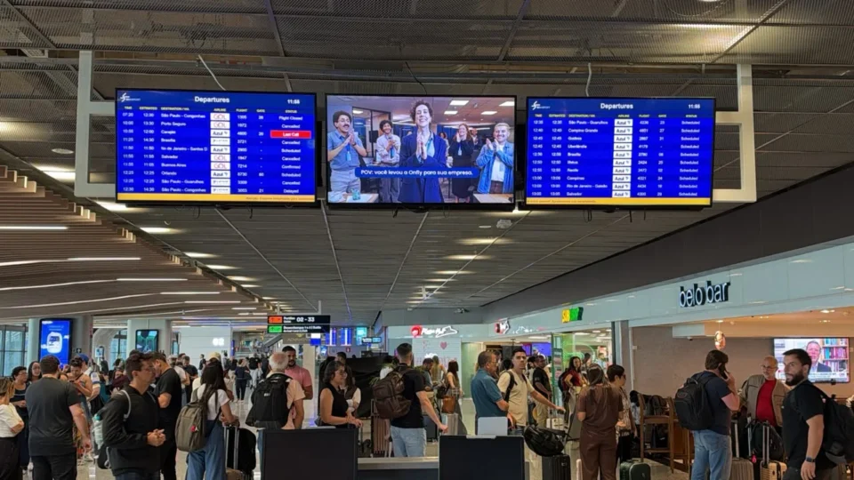Finalmente: após horas de interrupção, aeroporto de Confins é liberado