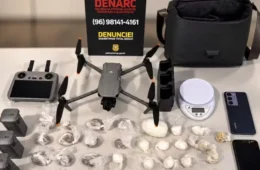 Polícia apreende drone que seria usado para lançar drogas dentro de presídio no Amapá