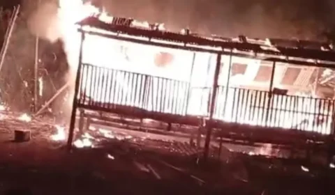 Idoso morre queimado em incêndio em área de garimpo no interior do Amapá