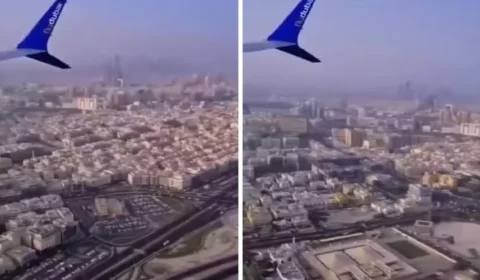 Vídeo mostra pânico dentro de avião após briga entre pilotos durante voo para Tel Aviv