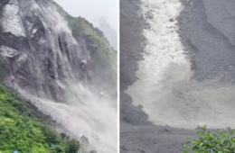 Deslizamento de terra ameaça bloquear rio no Nepal e coloca moradores em alerta