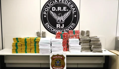 PF prende três homens com 300 kg de maconha escondidos em van na Via Dutra