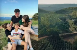 Fernanda Rodrigues transforma fazenda abandonada em refúgio com 120 mil árvores