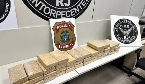 PF prende homem com 40 kg de pasta base de cocaína em Piraí