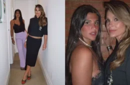 Flávia Alessandra e a filha Giulia Costa roubam a cena em pré-estreia: “Parecem irmãs”
