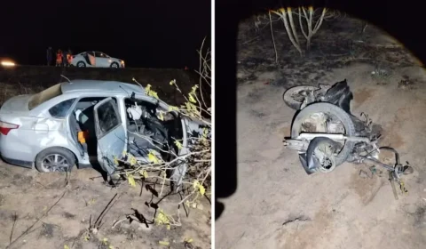 Motociclista de 24 anos morre após bater de frente com carro no Tocantins