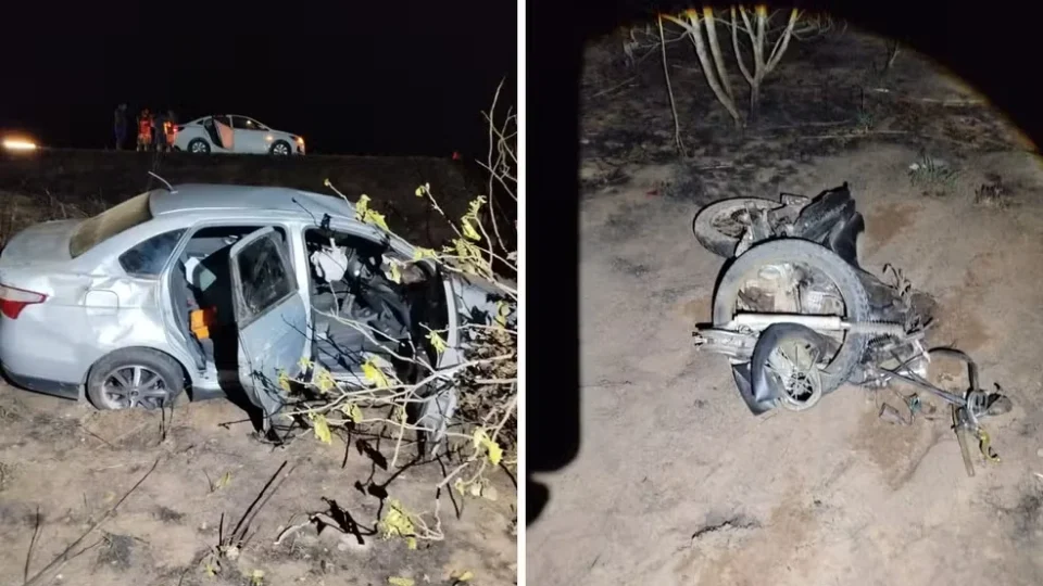 Motociclista de 24 anos morre após bater de frente com carro no Tocantins