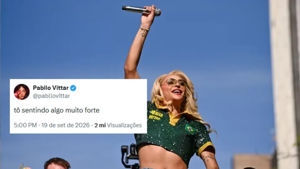 Pabllo Vittar anuncia “passar mal” às 17h e mobiliza fãs hoje