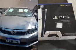 Receita tem leilão com PS5 por R$ 577 e Honda Civic por R$ 32 mil