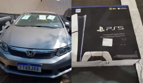 Receita tem leilão com PS5 por R$ 577 e Honda Civic por R$ 32 mil