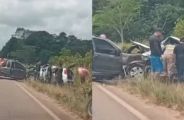 Motorista morre após ficar preso às ferragens em acidente no Pará