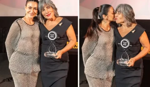 Glória Pires é premiada em Miami e chama atenção ao lado da filha, Cleo