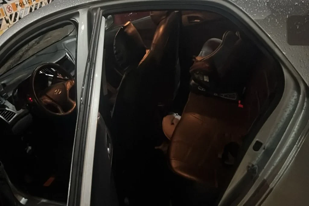 Suspeito fugiu pela Epia Sul, atingiu outros veículos e tentou se esconder perto de um motel no SIA