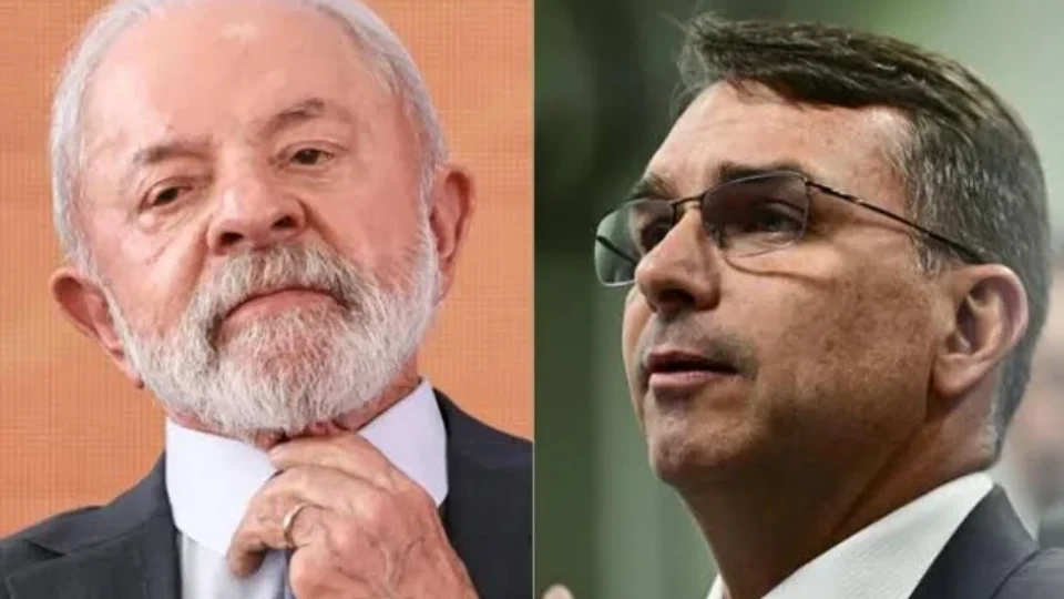 Flávio Bolsonaro aparece à frente de Lula no 2º turno, mas pesquisa aponta empate técnico