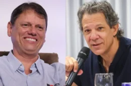 Tarcísio tem 53% contra 38% de Haddad e venceria no 1º turno em SP, aponta pesquisa