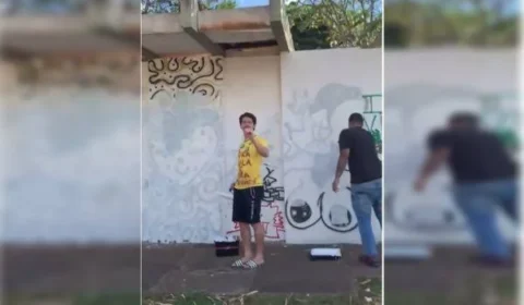 Wilker Leão é preso após pintar muro da UnB e caso envolve agressões a estudantes