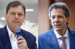 Pesquisas mostram Tarcísio acima de 50% e Haddad com até 40% em SP